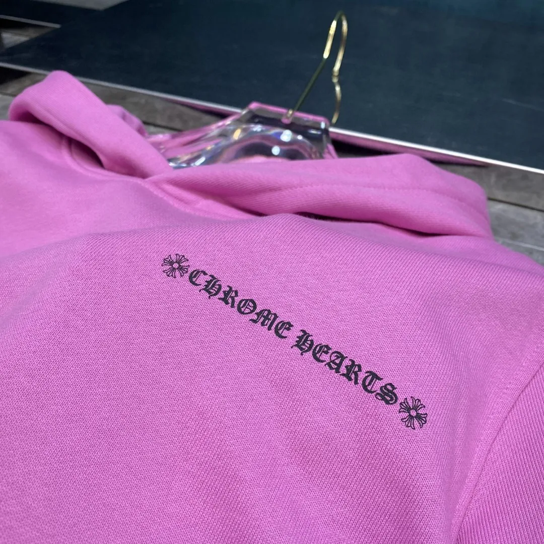 P246 Chrome Hearts Autumn and Winter 2025 simultaneous sale at counters❤️Limited edition Chrome Hearts Mattyboy graffiti spider web hoodie sweatshirt Imported environmentally friendly glue printing and dyeing Improved customized version 1:1 460g High weight fabric Recommended color: Customized graffiti color purple Code numbers: S, M, L, XL